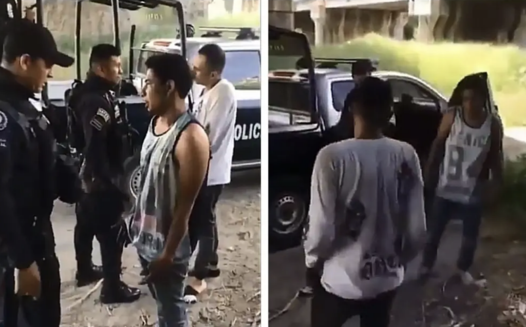 Exhiben a policías al humill4r a d3tenidos; los obligan a b3sarse y p3lear entre ellos